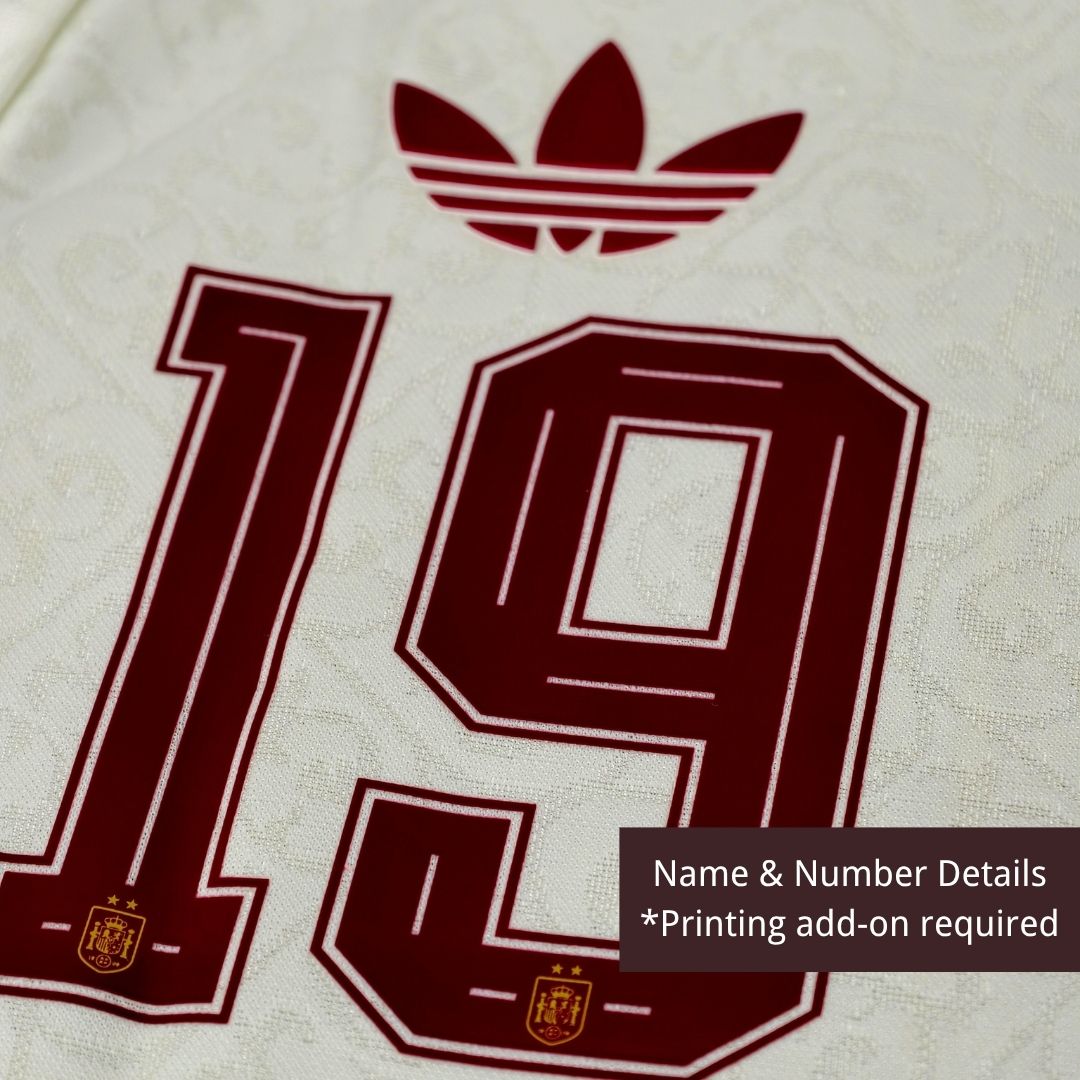 Camiseta de la selección española (La Roja) de visitante ganadora de la Copa del Mundo 2026