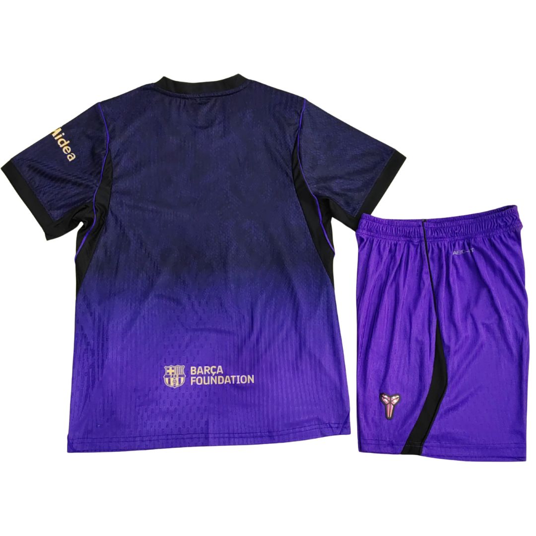Kid's Barcelona x Kobe Bryant Away Jersey Kit Player Version - Jersey+Shorts 2026/27