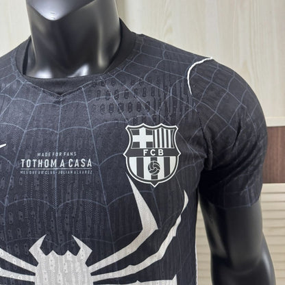 Barcelona Black Spider Special Version Player Version Soccer Jersey 2026/27