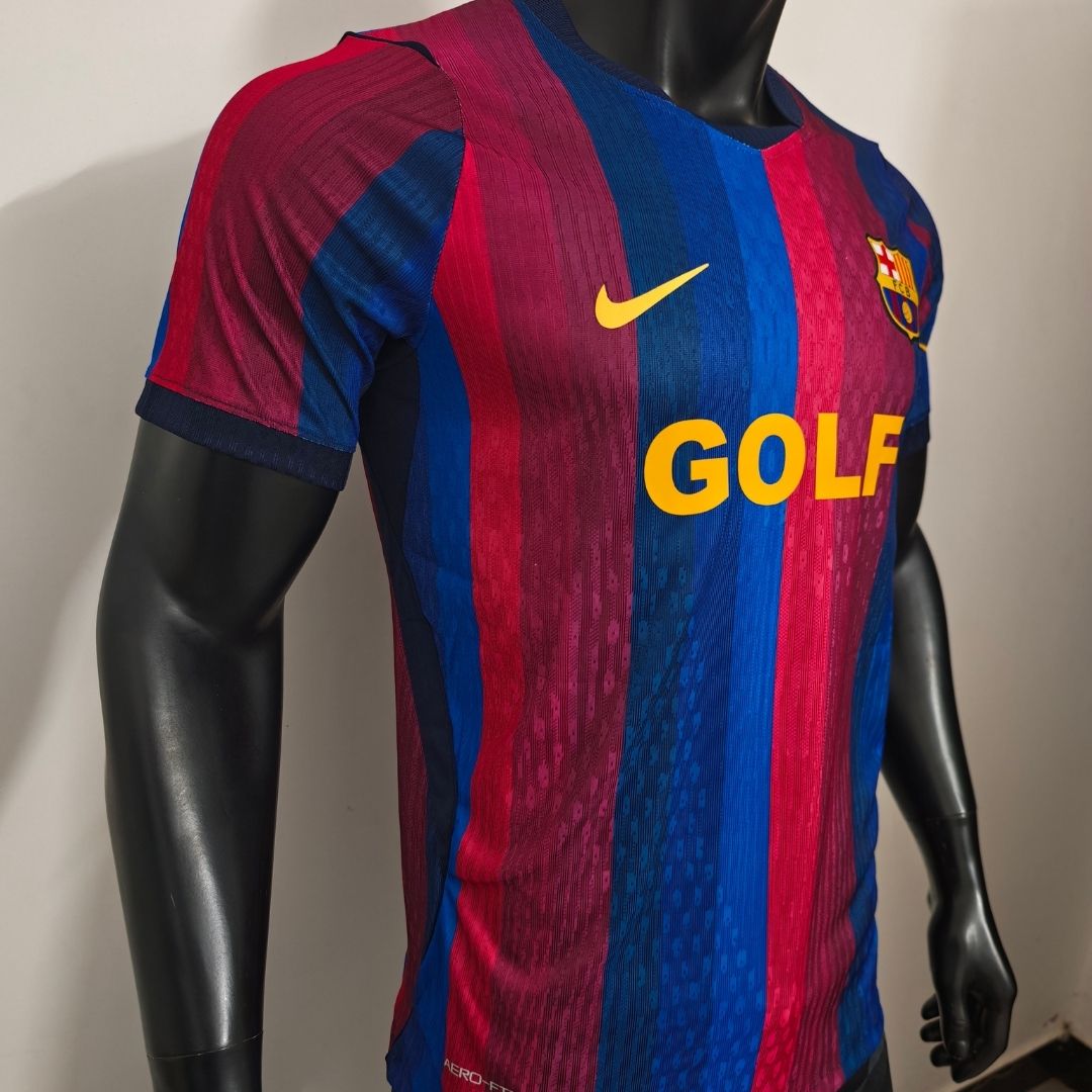 バルセロナ x Golf Wang ホーム 選手用サッカーユニフォーム 2026/27