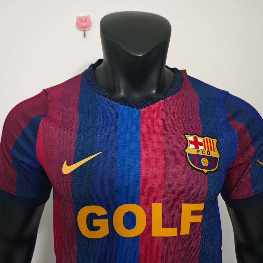 バルセロナ x Golf Wang ホーム 選手用サッカーユニフォーム 2026/27