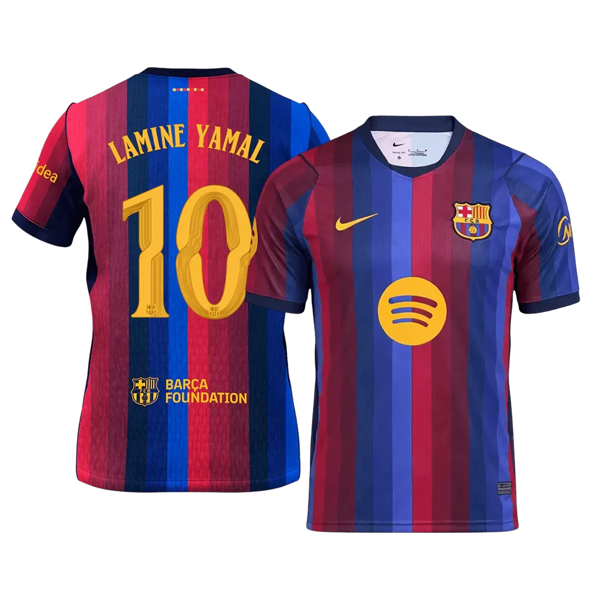 LAMINE YAMAL #10 Barcelona Home Soccer Jersey 2026/27 - UCL