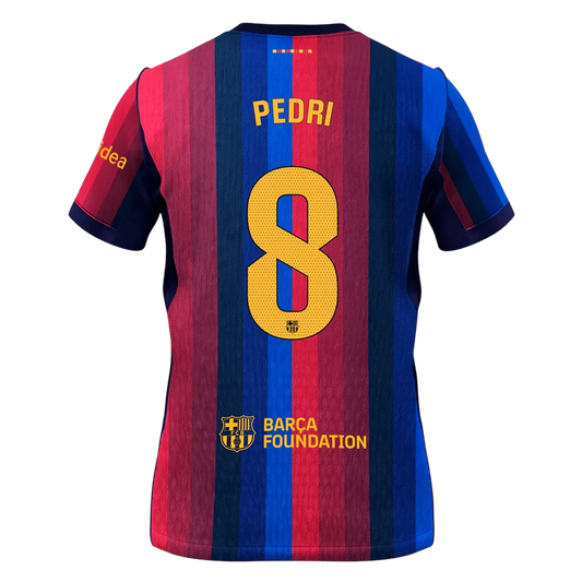 PEDRI #8 Barcelona Home Soccer Jersey 2026/27
