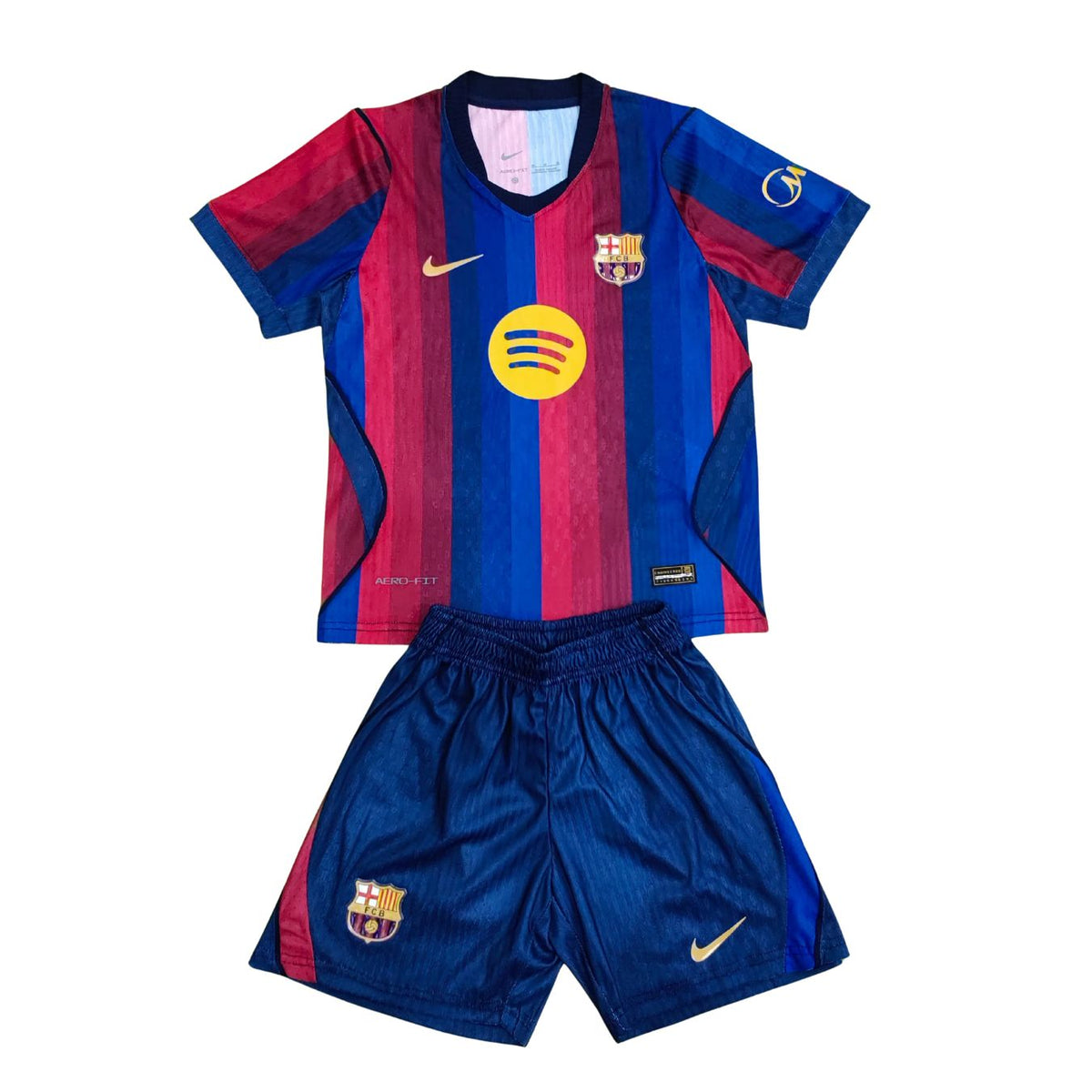 Kid's Barcelona Home Jersey Kit Player Version - Jersey+Shorts 2026/27
