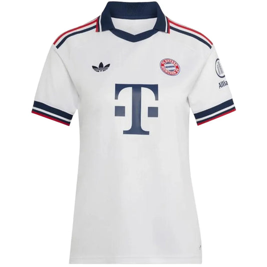 Camiseta de visitante del Bayern Munich femenino 2025/26 blanca