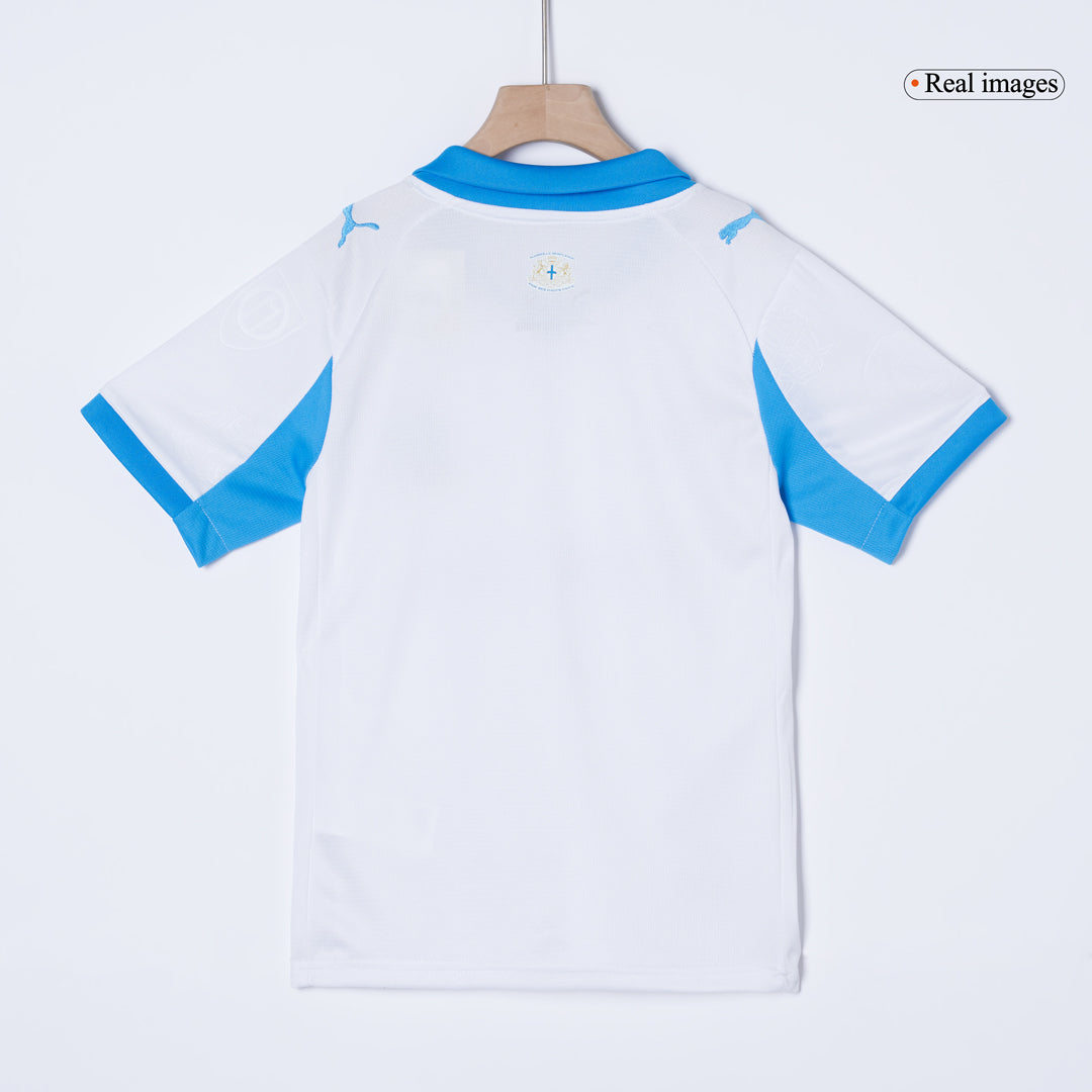 Equipación infantil del Marsella para la temporada 2025/26 (camiseta + pantalón corto)