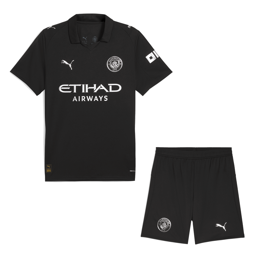 Equipación visitante del Manchester City - Camiseta + Pantalón corto 2025/26
