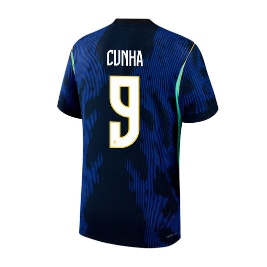 CUNHA #9 Brazil Away Soccer Jersey 2026 World Cup
