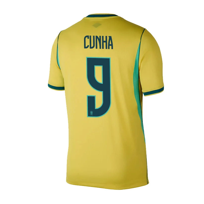 Maillot de Foot Domicile JOÃO PEDRO #22 Brésil Coupe du Monde 2026