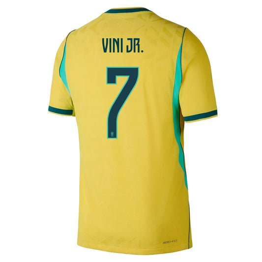 Vini Jr. #7 Brazil Home World Cup 2026 Player Version Soccer Jersey