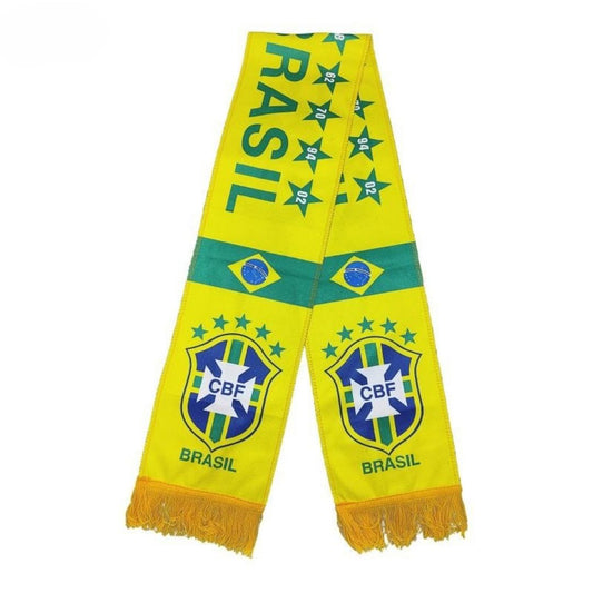 Écharpe Brésil jaune