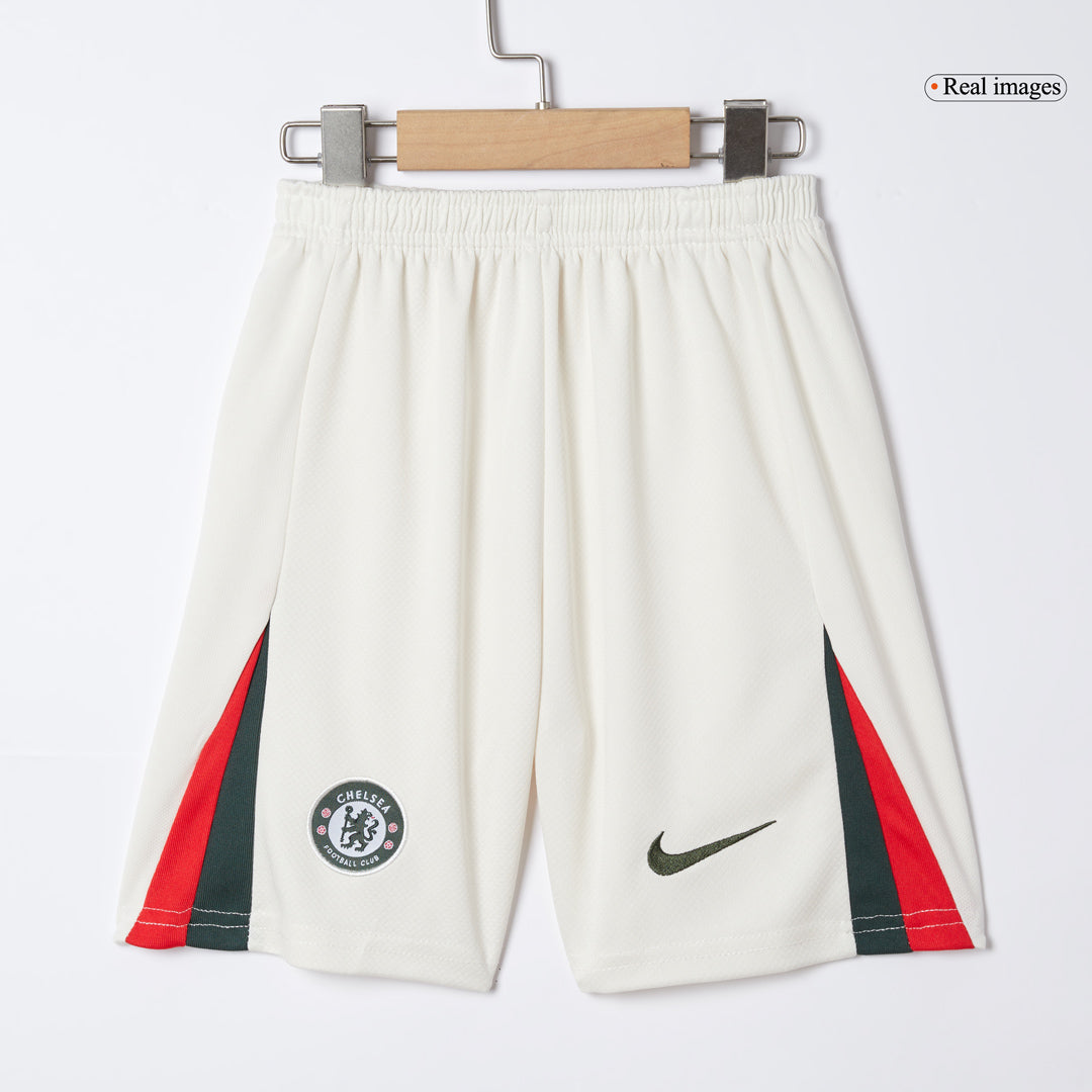 Conjunto completo de visitante del Chelsea para niños 2025/26