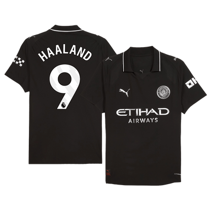 Camiseta de visitante del Manchester City #9 de HAALAND, versión jugador, temporada 2025/26
