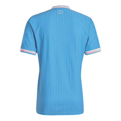Camiseta de visitante del Inter Miami, versión jugador, tercera equipación 2025, azul