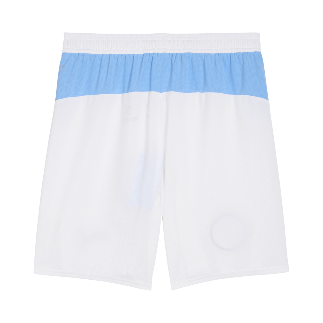 Pantalón corto de fútbol del Manchester City, temporada 25/26, blanco