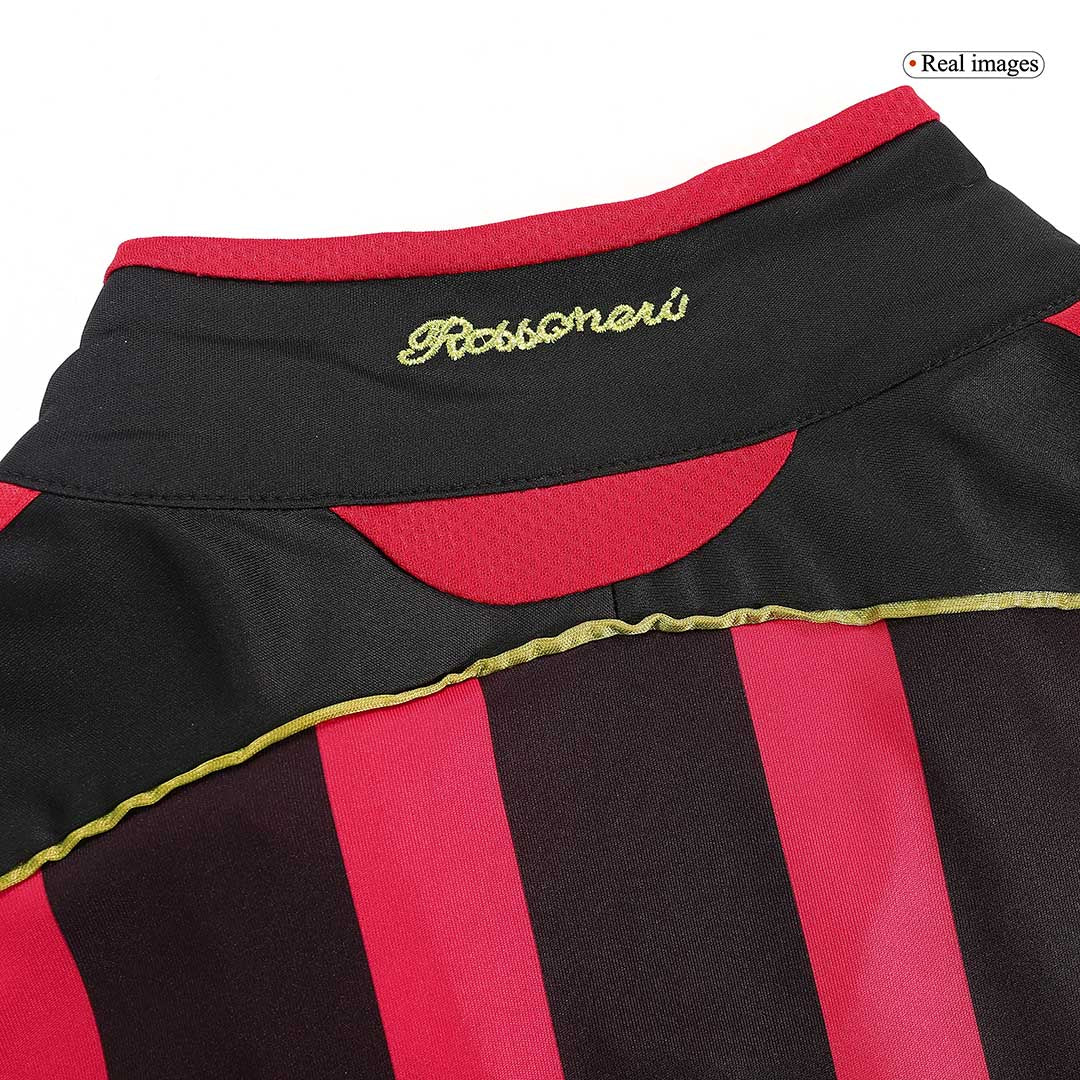 Camiseta de fútbol retro del AC Milan 2006/07 de Kaká con el número 22