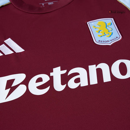 Camiseta de fútbol local del Aston Villa 2025/26