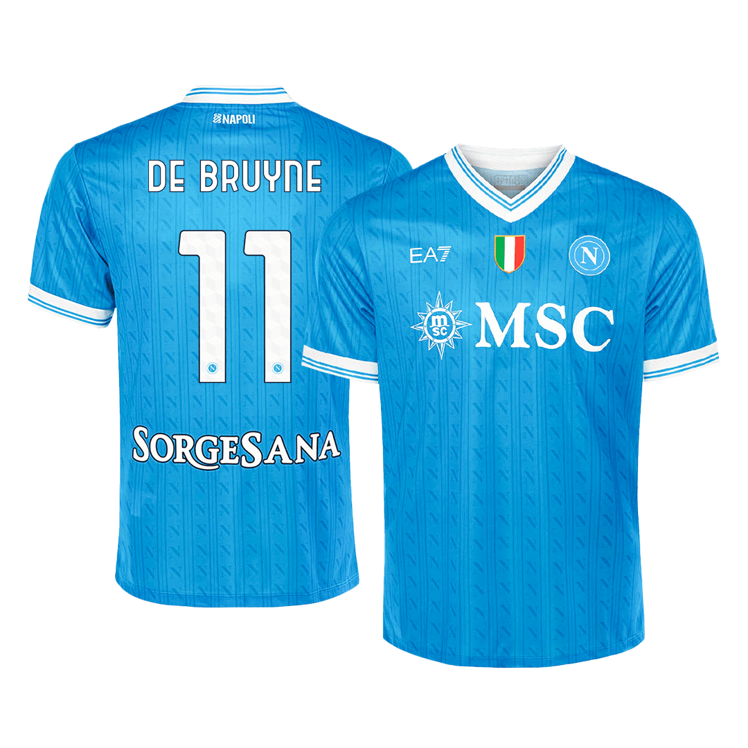 Camiseta de fútbol DE BRUYNE #11 Napoli 1ª equipación 2025/26