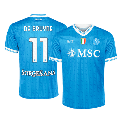 Camiseta de fútbol DE BRUYNE #11 Napoli 1ª equipación 2025/26
