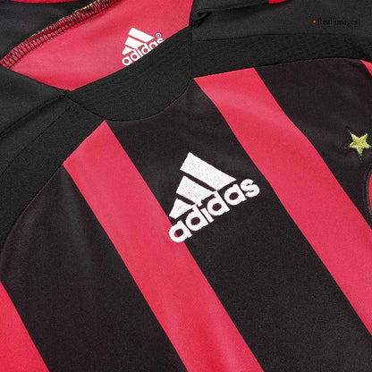 Camiseta de fútbol retro de manga larga del AC Milan 2006/07 (local)