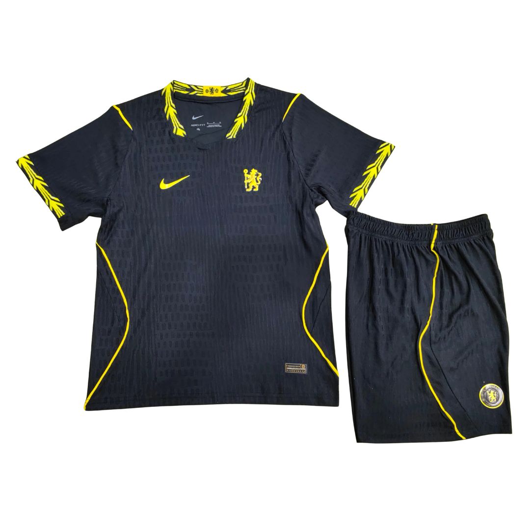 Conjunto infantil de la primera equipación del PSG (camiseta + pantalón corto) 2025/26