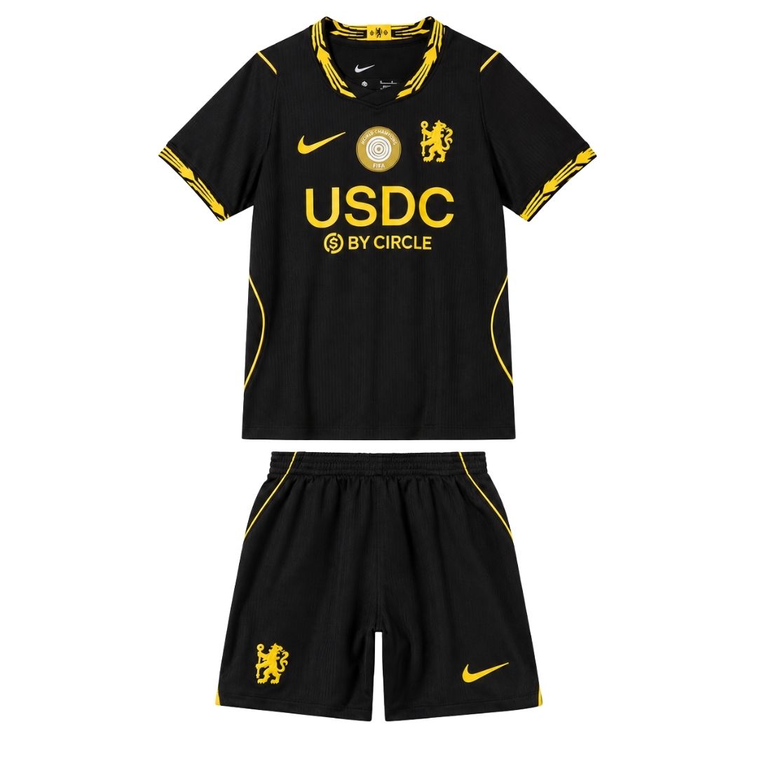 Equipación Visitante Chelsea Niño - Camiseta+Pantalones Cortos 2026/27