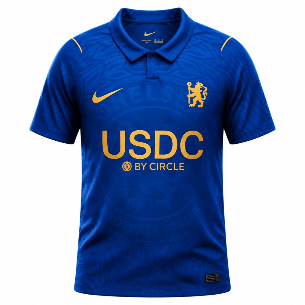 Camiseta de fútbol local Chelsea USDC by Circle 2026/27 sin escudo