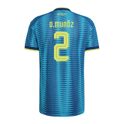 Muñoz #2 Colombia Away Soccer Jersey 2026 World Cup