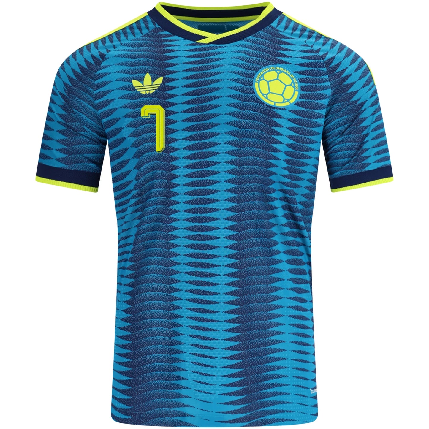 Luis Díaz #7 Colombia Player Version Away Soccer Jersey 2026 World Cup