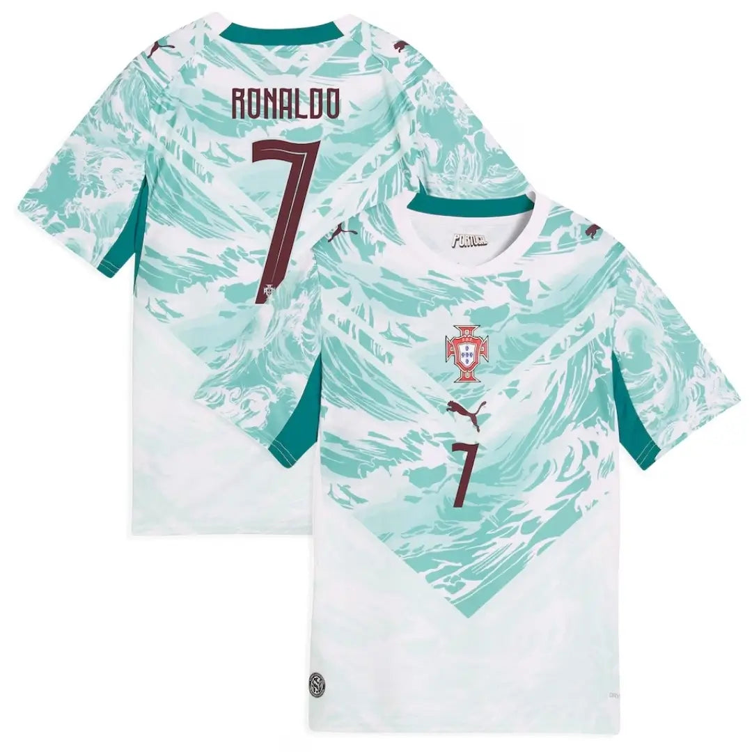 Ronaldo #7 Portugal Away Soccer Jersey 2026 World Cup