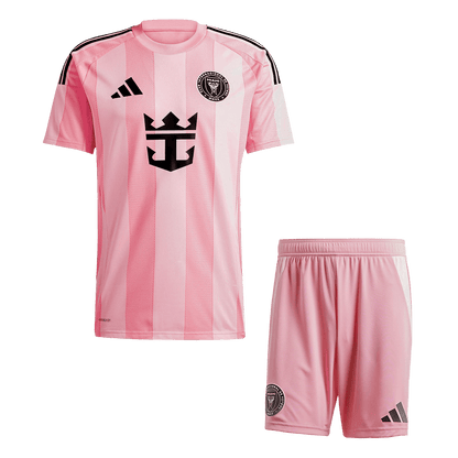 Conjunto de camiseta y pantalón corto del Inter Miami (local) 2025 Rosa