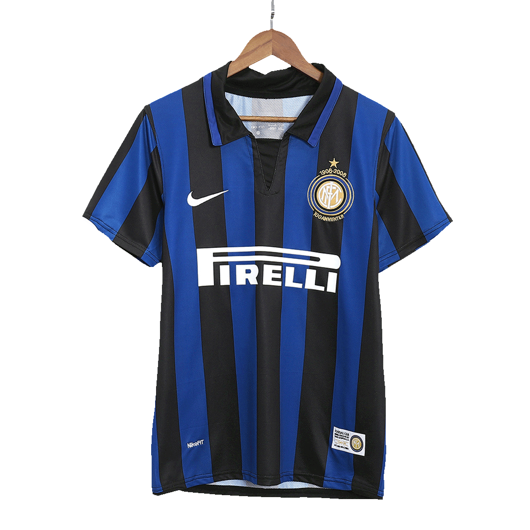 Camiseta retro de fútbol del Inter de Milán temporada 2007/08