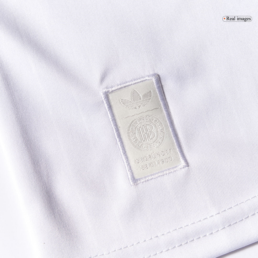 Conjunto de fútbol infantil conmemorativo del 125.º aniversario de Alemania (camiseta + pantalón corto) 2025 Blanco