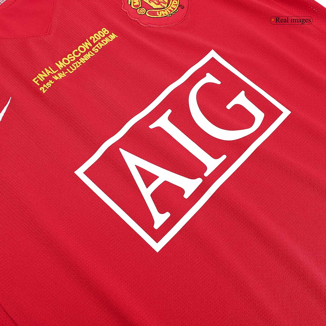 Camiseta retro del Manchester United 2007/08 (local) - Final de la Champions League