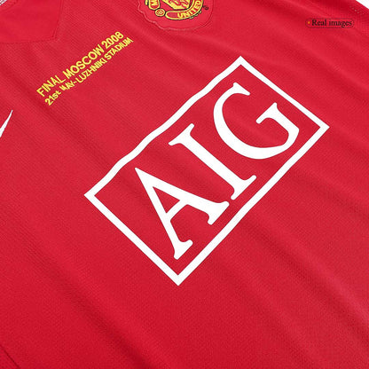 Camiseta retro del Manchester United 2007/08 (local) - Final de la Champions League