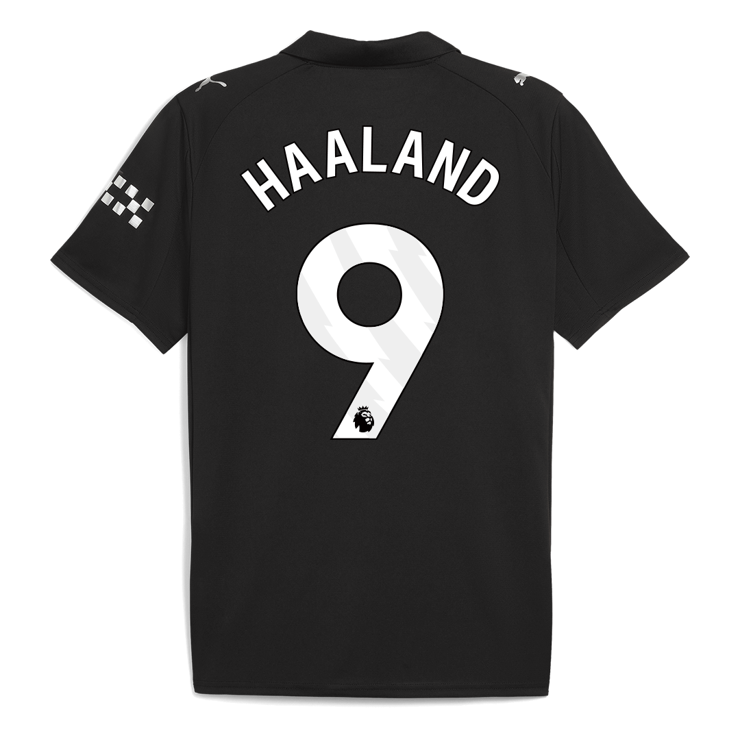 Camiseta de visitante del Manchester City #9 de HAALAND 2025/26