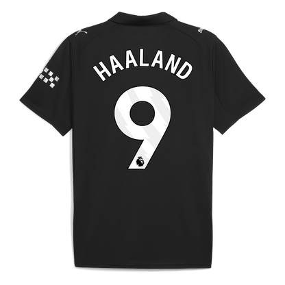 Camiseta de visitante del Manchester City #9 de HAALAND 2025/26