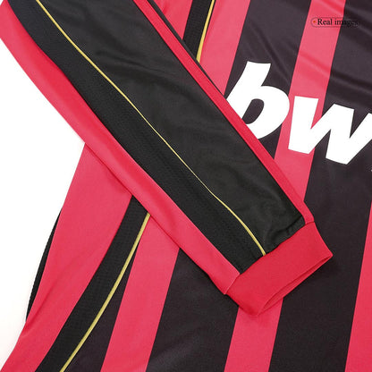 Camiseta de fútbol retro de manga larga del AC Milan 2006/07 (local)