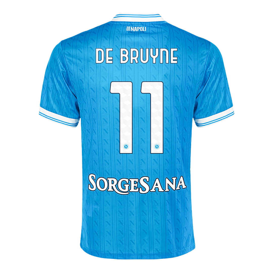 Camiseta de fútbol DE BRUYNE #11 Napoli 1ª equipación 2025/26