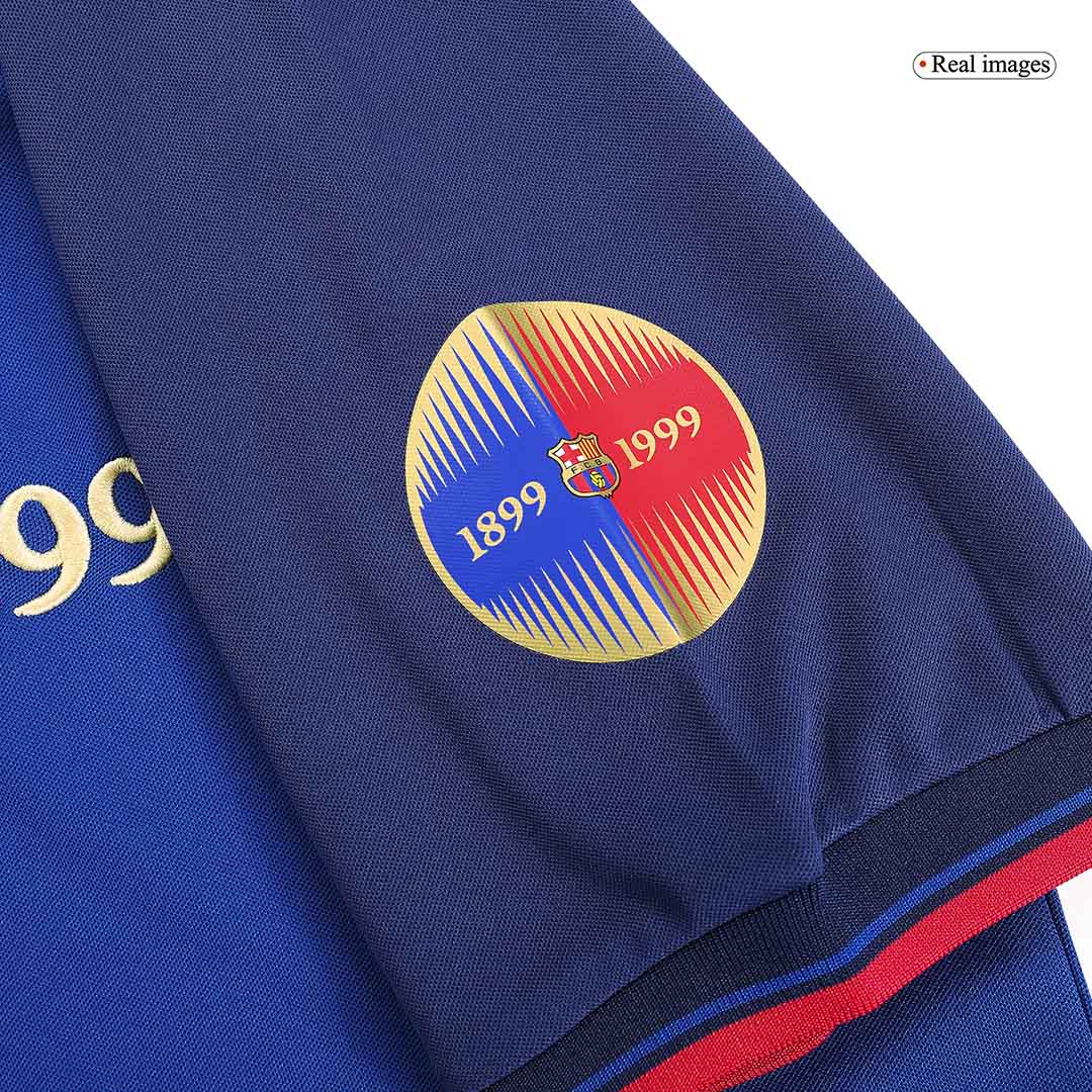 Camiseta de fútbol retro local del Barcelona 1999/00