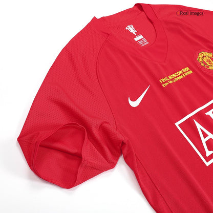 Camiseta retro del Manchester United 2007/08 (local) - Final de la Champions League