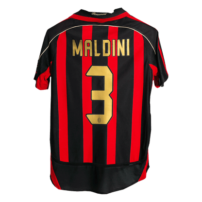 MALDINI #3 Retro 2006/07 Camiseta de fútbol local del AC Milan