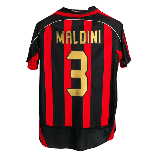 MALDINI #3 Retro 2006/07 Camiseta de fútbol local del AC Milan