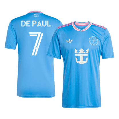 Camiseta de visitante del Inter Miami CF, número 7, de De Paul, temporada 2025