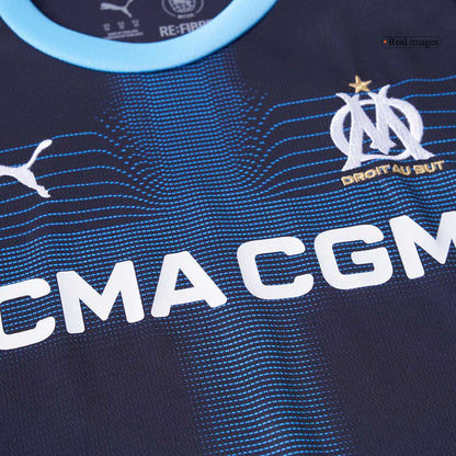 Equipación visitante infantil del Marsella - Camiseta + Pantalón corto 2025-26