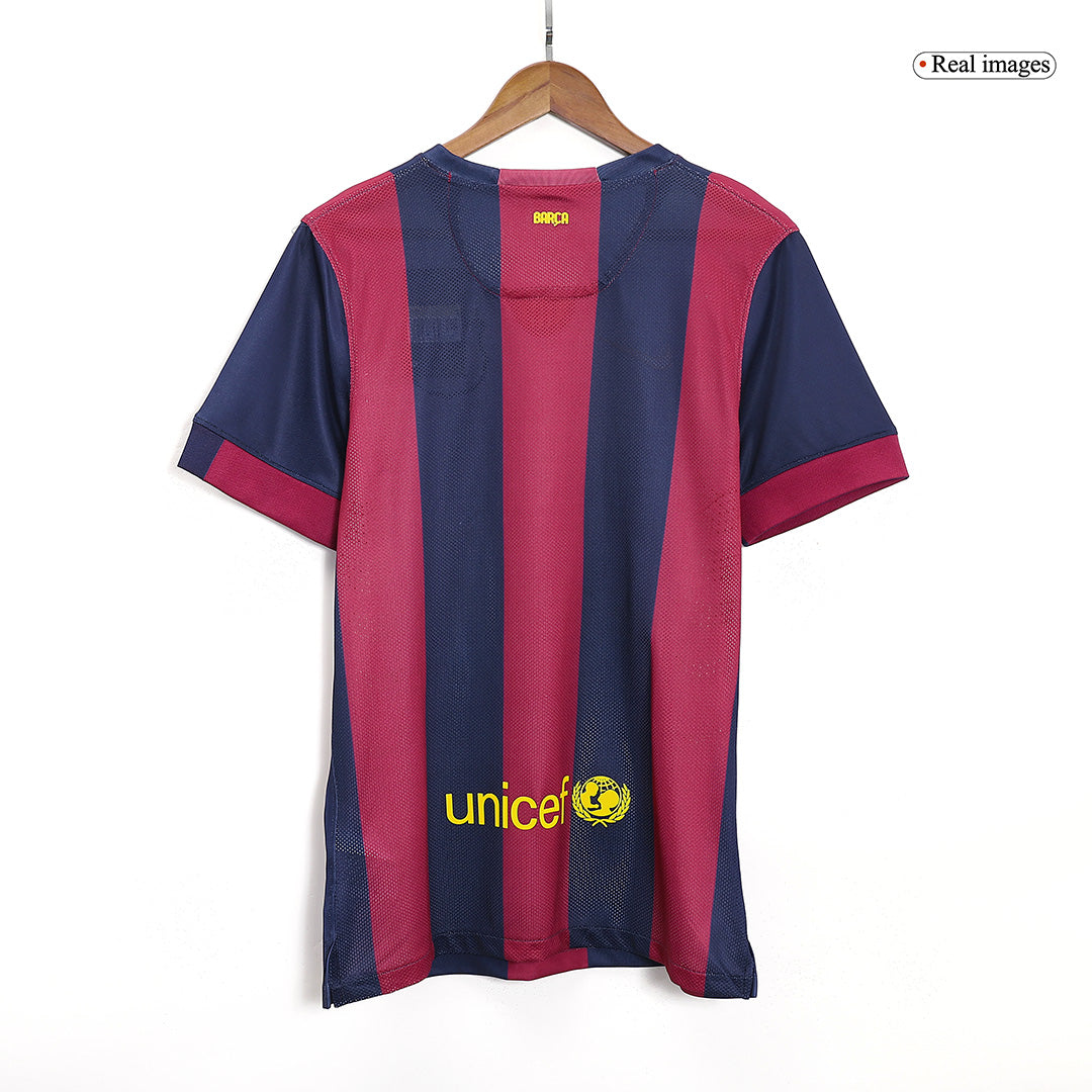 Camiseta de fútbol local retro del Barcelona 2014/15