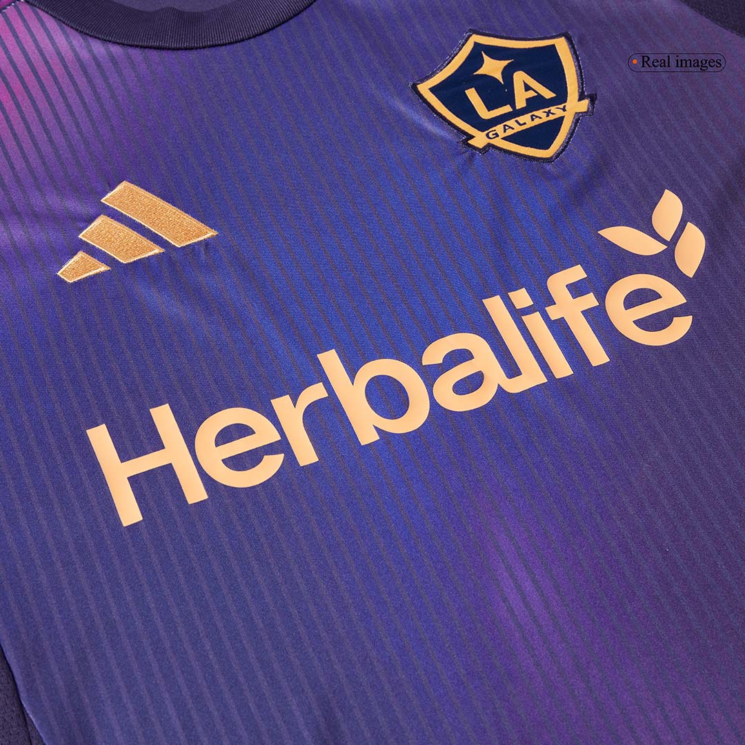 Camiseta de visitante del LA Galaxy 2025 Morada