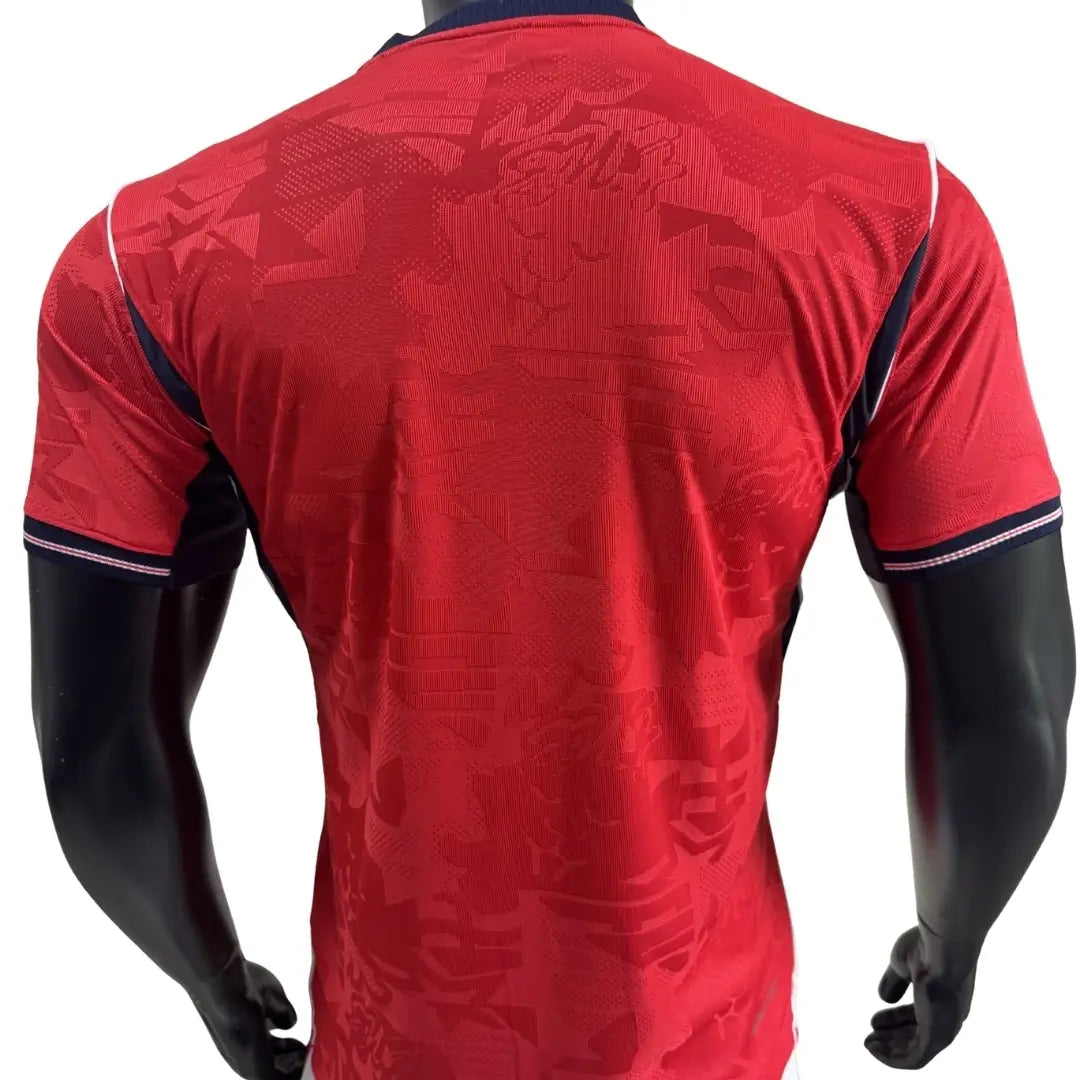 Camiseta de fútbol de la selección de Inglaterra para la Copa del Mundo 2026, versión de jugador, de visitante