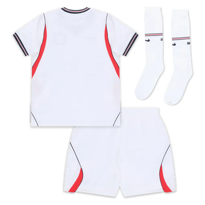England Kid's 2026 Home Full Soccer Kit - Jersey+Shorts+Socks