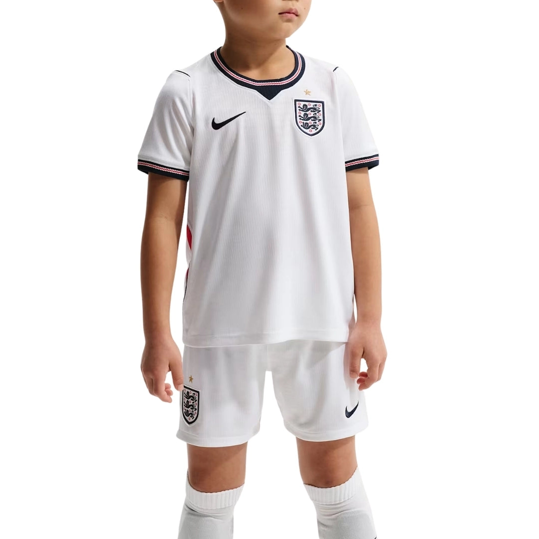 Conjunto de camiseta y pantalón corto de la selección inglesa para niños - Mundial 2026